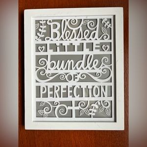 Hallmark Nursery Art - blessed bundle of perfection